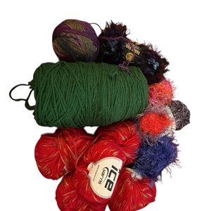 Assorted Yarn Bundle Over two pounds of new/good yarn.